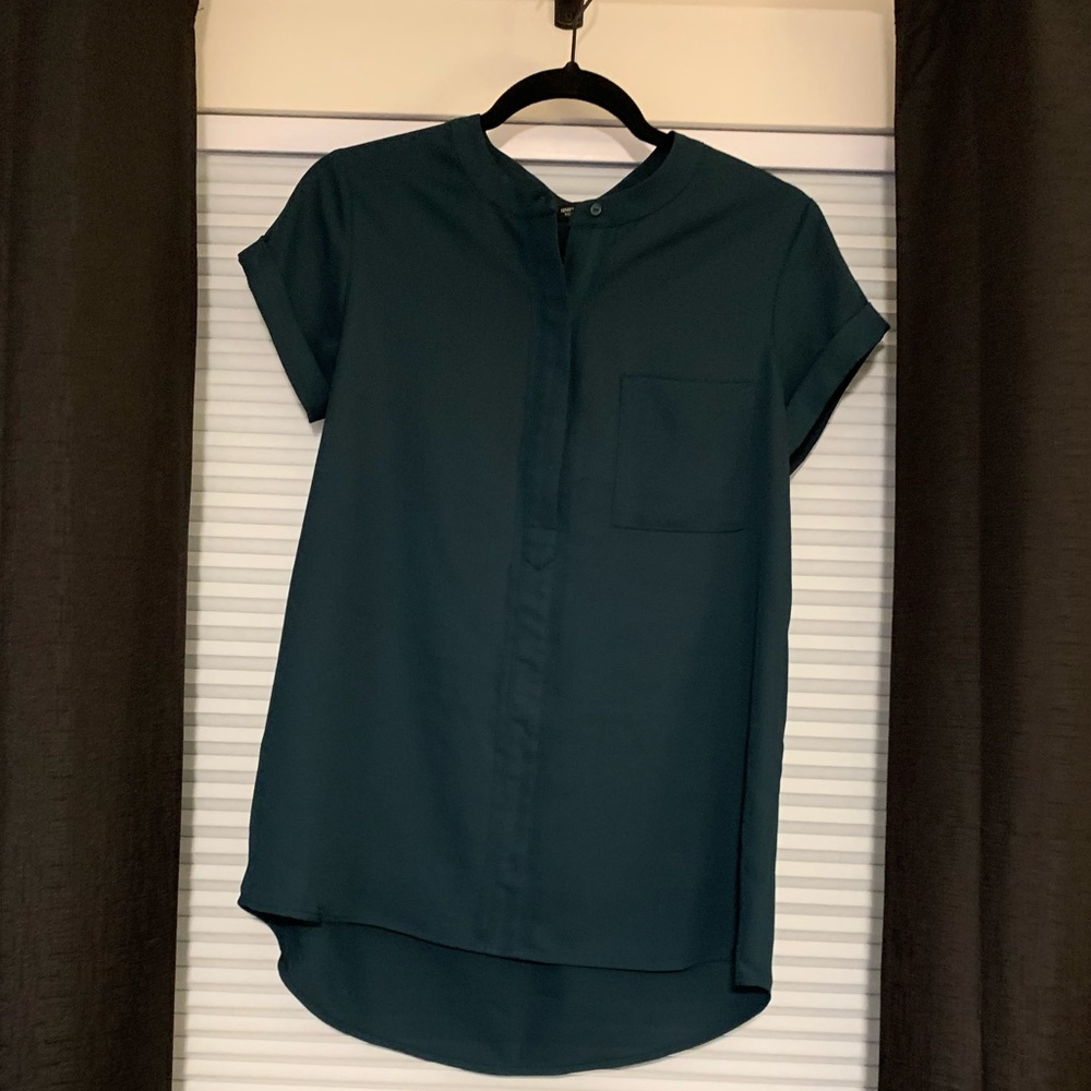 Size Small Vera Wang Dress Top Emerald Green